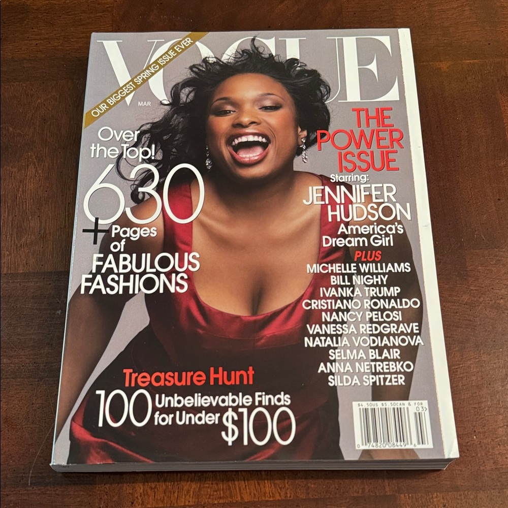 VOGUE Magazine March 2007 Jennifer Hudson 630 Pages
